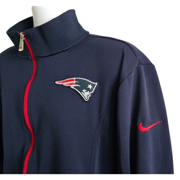 Nike Dri-Fit Mens NFL New England Patriots Full Zip Jacket Size XL On Field - Picture 7 of 12